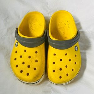 Yellow Crocs Size 3